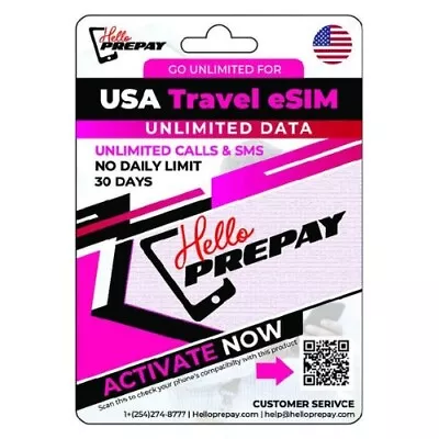 Hello Prepay T-Mobile Prepaid $50 Unlimited Plan Talk Text Data Unlimited • $65.95