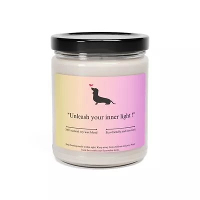 Dachshund Dog Scented Soy Candle Dachshund Gift  • $24.99