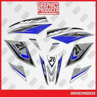 Yamaha Yfz450 Yfz 450R Redesign Decals 2019 Grey Model Graphics Kit Stickers Set • $150