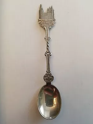 Vintage Souvenir Spoon Silverplated Mormon Temple Salt Lake City Utah  • $12.99