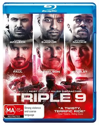 Triple 9 Blu-ray New & Sealed Free Post • $19.50