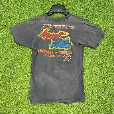 Vintage 1980 Toledo Speedway Jam T Shirt M J Geils Band Heart Triumph Blackfoot • $53.99