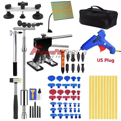 Car Body Dent Puller Hammer Bridge Lifter Tool Paintless Hail Remover Repair Kit • $53.92