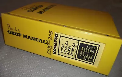 Komatsu Pc400-6 Pc400lc-6 Excavator Parts Manual Book Catalog S/n 32505-up • $79.99