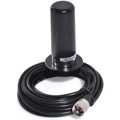Dual Band VHF UHF Ham Mobile Radio Antenna PL259 With Magnetic Base 5M Cable EL • $24.95