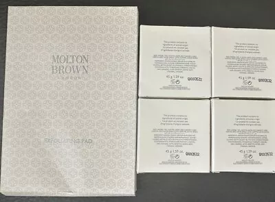 4 Pc Molton Brown Ultra Pure Milled Soaps Savon And 1 Scrub Mitt/Pad • $17.99