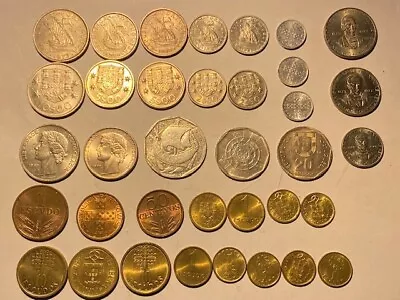 $14 • Buy 35 UNC  Portuguese Coins All Differents (Uncirculated)