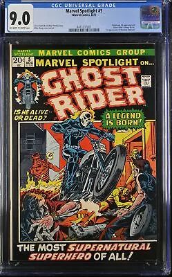 Marvel Spotlight #5 CGC 9.0 (VF/NM) First Ghost Rider • $4399.99