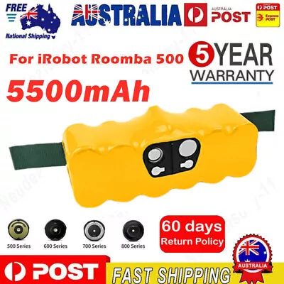 5500mAh Ni-MH Battery For IRobot Roomba 500 HeavyDuty 510 580 630 780 880 595 QP • $27.99