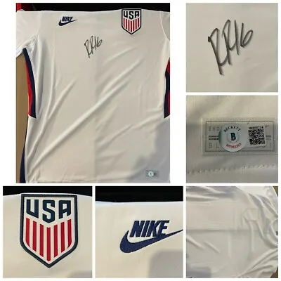 £98.31 • Buy RICARDO PEPI Team USA Autographed Custom Team USA Jersey Beckett Auth.