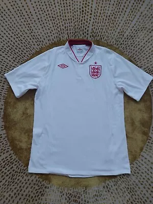 England 2012 Official Home Football Shirt - Size 44 (L/XL) .. Pit 2 Pit 21” • £14.99