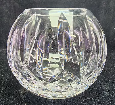 Vintage Waterford Crystal Lismore Rose Bowl Vase Made In Ireland 3.5  • $59.99