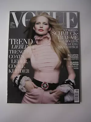Brand New: Vogue Deutsch November 2011 Katrin Thormann Cludia Schiffer • $15