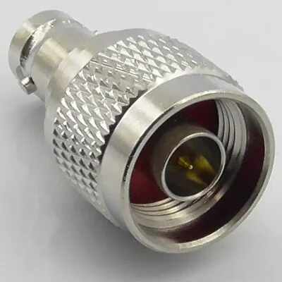 N Type Male Plug To BNC Female Socket RF Adaptor - 50 Ohm Interseries • £4.49