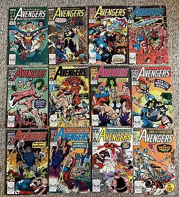 The AVENGERS 302-313 Comic Lot 1989 Marvel QUASAR/SHE-HULK Acts Of Vengeance • $19.99