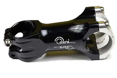 OMNI Racer WORLDS LIGHTEST RACE-Lite Handlebar Stem & Ti Bolts 31.8mm BLACK • $68.95