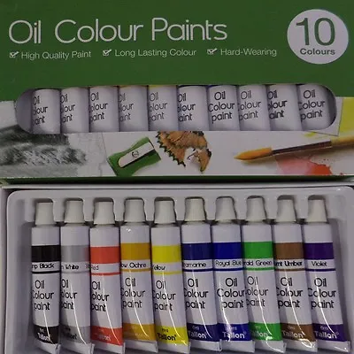 Oils Painting Set Artists Oil Paints Painters Making Pictures Tubes Art Kit • £3.97