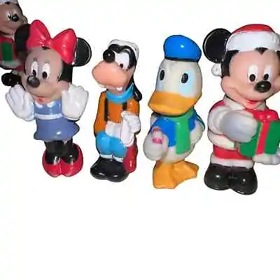 Vintage Disney Christmas Lights MickeyMinnieDonald And Pluto • $45