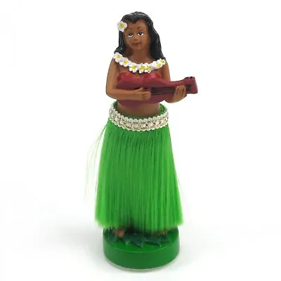 Dancing Hawaiian Grass Skirt Dashboard Hula Girl Bobble Doll Car Dash Hawaii GMC • $38.88