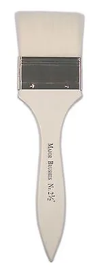 2.5  ONE STROKE WHITE SABLE ARTIST 6cm WASH BRUSH ACRYLIC & WATERCOLOUR PAINT • £4.95