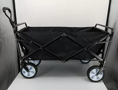 Mac Sports Collapsible Folding Outdoor Utility Wagon Black • $56