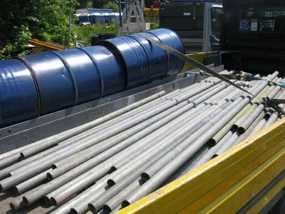 £14 • Buy 1 Used Galvanised Steel Scaffolding Tube Approx 5 / 8ft H-duty, 4 Mil Wall