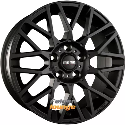 4x MOMO REVENGE Matt Black 7x17 ET25 4x108 • $658.89