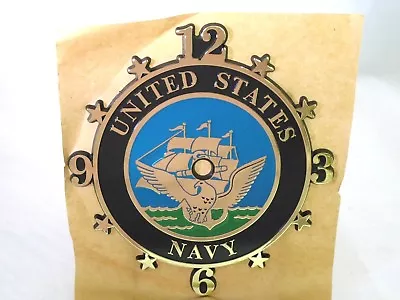 Vintage Clock Face US United States Navy USN 5.5  Plastic Self-Stick NOS  • $9