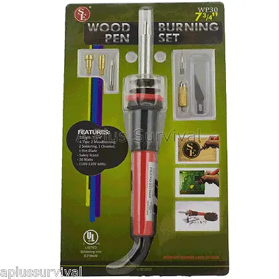$20.99 • Buy Paracord Rope Heat Hot Knife Cutter Wood Burning Soldering Iron Craft Pen Set