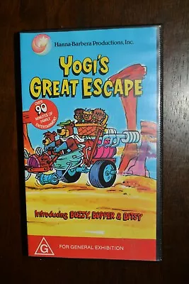 Yogis Great Escape Vhs Hanna-barbera Rainbow Childrens Video • $14.99