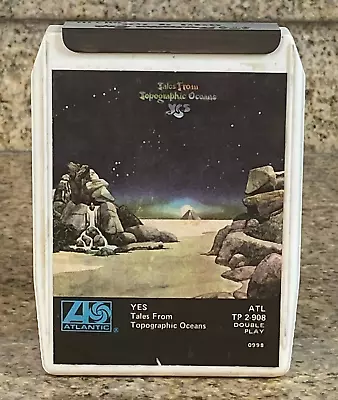 YES - TALES FROM THE TOPOGRAPHIC OCEANS 8 TRACK TAPE 1973 Atlantic / USA • $14.99