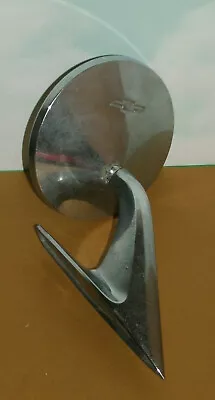 $21.99 • Buy Vintage 1960's Chevy Drivers Side Chrome Car Door Mirror (1) GM Part # 15-1612