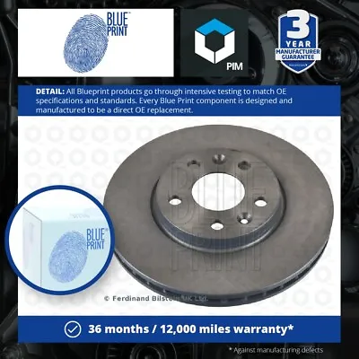 2x Brake Discs Pair Vented Fits RENAULT MEGANE 1.8D Front 2019 On R9N401 296mm • £67.97