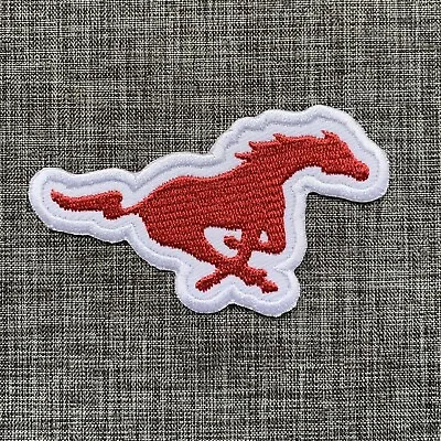 SMU Mustangs Iron On Patch Football Patch/Iron Patches/Embroidered Patches • $3.29