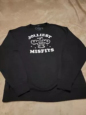 The Chivery Mens Size Large Crewneck Jolliest Bunch Of Misfits Long Sleeve • $12