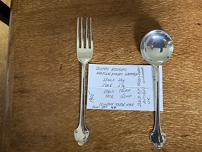 Joseph Rodgers Sterling Cased Fork/spoon Set • $455