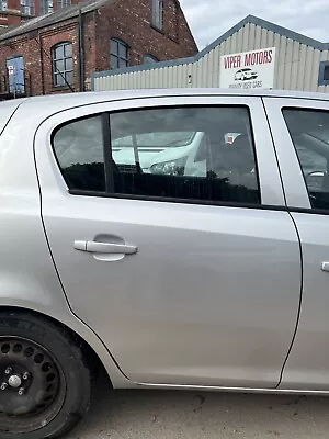 Vauxhall Corsa D Door Drivers Offside Rear Star Silver Z157 5 Door 06-14 DN10 • $87.02