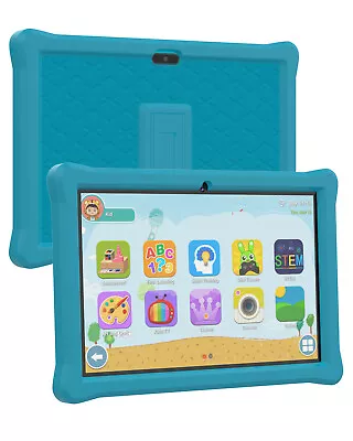 10  32GB Android 11.0 Tablet PC For Kids Quad-Core Dual Cameras WiFi Bundle Case • $49.99