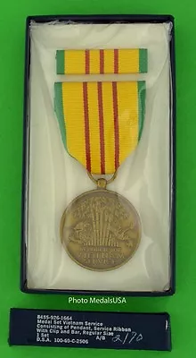  Vietnam Service Military Medal Set In BOX  - Original Government Issue - GI • $6.98