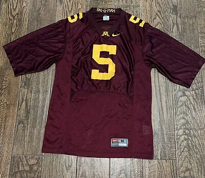 Mens Minnesota Golden Gophers Nike #5 Football Jersey Size. Medium • $16.95