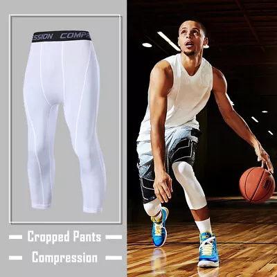 Men's Sport Pants Basketball Leggings Gym Fitness Sport Athletic Trousers • $31.95