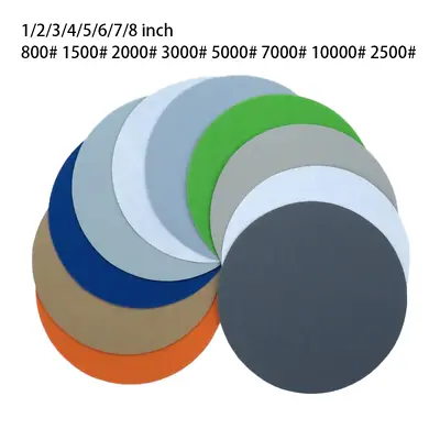 25mm-200mm Wet And Dry Sanding Disc Sandpaper Self-Adhesive Sandpaper P800-10000 • $7.61