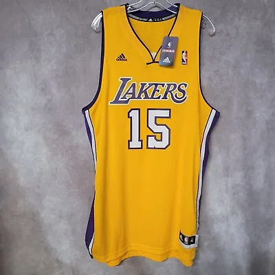 NWT Autographed Adidas Los Angeles Lakers  Ron Artest 37 Swingman Jersey Mens XL • $249.99