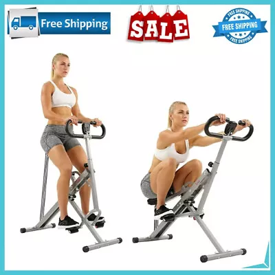 Sunny Health & Fitness Upright Row-N-Ride Rowing Machine Rower For Full Body • $94.64