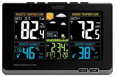 La Crosse Technology 308-1414MB-INT Wireless Color Weather Station With Mold ... • $64.33