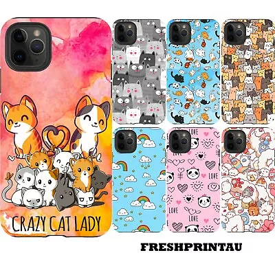 $17.95 • Buy Shockproof Case Cover Cute Kawaii Kittens Cat Collage Happy Colourful Panda Bear