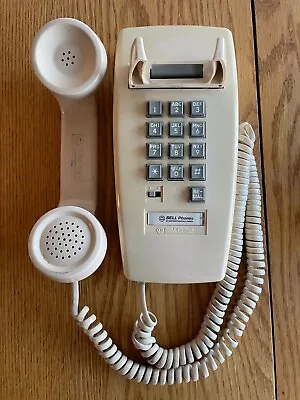 Vintage Bell Phones Beige Wall Touch Tone Push Button Telephone Model TT 51490 • $19.99