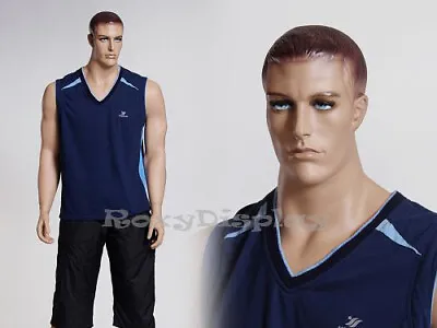 Male Mannequin Realistic Molded Hair Male Mannequin Display #MZ-MATT • $269