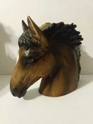 Vtg. Horse Head Dark Brown 5  Excellent Condition Marked  • $25.99