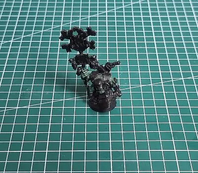 Warhammer 40000 40k Ork Nob With Waaagh! Banner Vintage Metal OOP (2) • $40